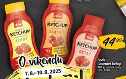 Coop SPAK Gourmet kečup nabídka