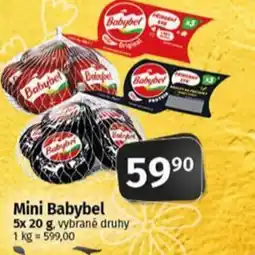 Coop Mini Babybel nabídka