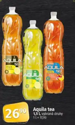 Coop AQUILA tea nabídka