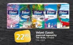 Coop Velvet Classic papírové kapesníky nabídka