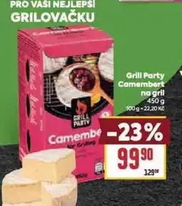 Billa Gril party camembert na gril nabídka