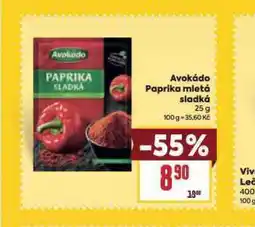 Billa Avokádo paprika mletá sladká nabídka