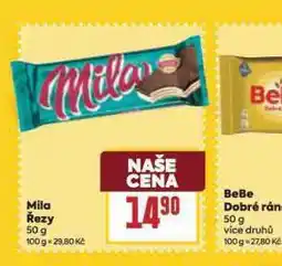 Billa Mila řezy nabídka