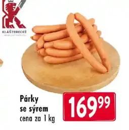 Qanto Párky se sýrem nabídka