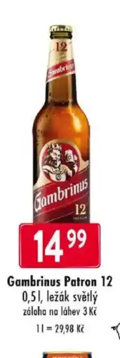 Qanto Gambrinus Patron 12 nabídka
