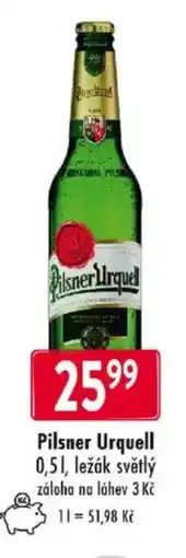 Qanto Pilsner Urquell nabídka