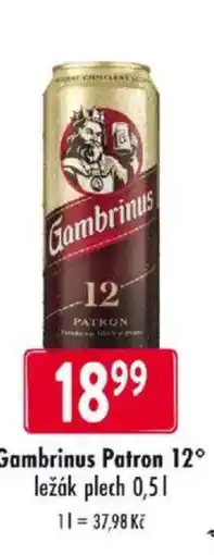 Qanto Gambrinus Patron 12° nabídka