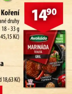 CBA Koření nabídka