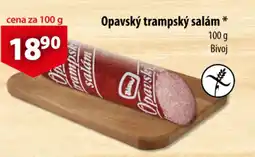 CBA Opavský trampský salám nabídka