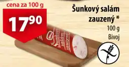 CBA Šunkový salám zauzený nabídka