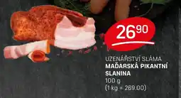 Flop Uzenářství sláma Maďarská pikantní slanina nabídka