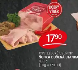 Flop Kostelecké Uzeniny šunka dušená standard nabídka