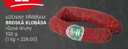 Flop Uzeniny příbram Brdská klobása nabídka
