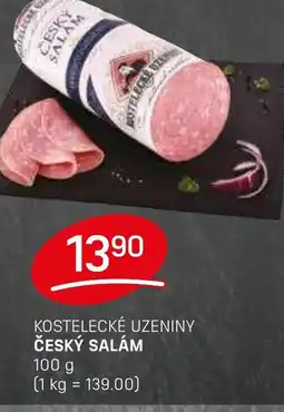 Flop Kostelecké Uzeniny český salám nabídka