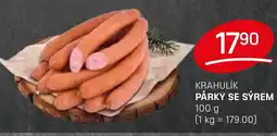 Flop Krahulík Párky se sýrem nabídka