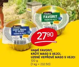 Flop HAMÉ Favorit, krůtí maso s vejci, uzené vepřové maso s vejci nabídka