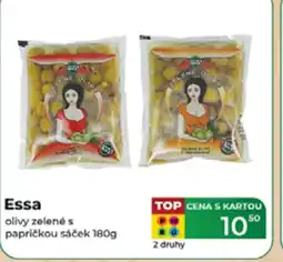Tamda Foods Essa olivy zelené s papričkou sáček nabídka