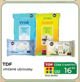 Tamda Foods TDF vlhčené ubrousky nabídka