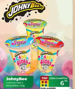 Tamda Foods JohnyBee cukrová vata s tetovačkou nabídka