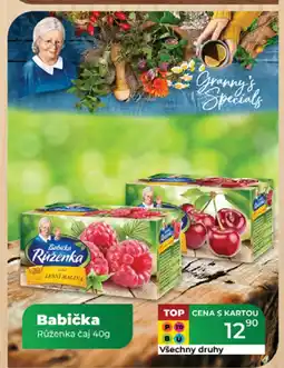 Tamda Foods Babička Růženka čaj nabídka