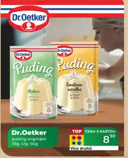 Tamda Foods Dr.Oetker puding originální nabídka