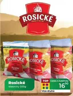 Tamda Foods Rosické těstoviny nabídka