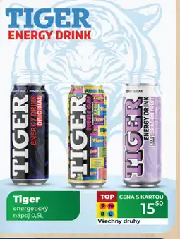 Tamda Foods TIGER energetický nápoj nabídka