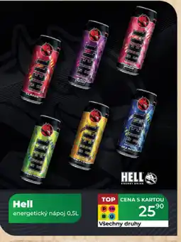 Tamda Foods HELL energetický nápoj nabídka