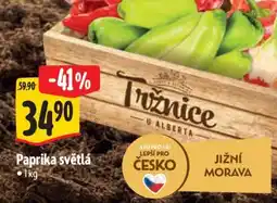 Albert Paprika světlá nabídka
