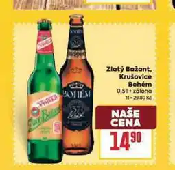 Billa Pivo zlatý bažant nabídka