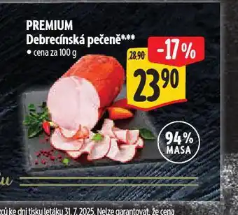 Albert Premium debrecínská pečeně nabídka