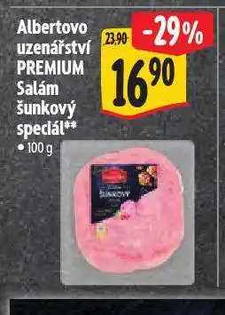 Albert Salám šunkový speciál nabídka