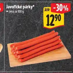 Albert Javořické párky nabídka