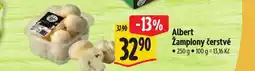 Albert Žampiony čerstvé nabídka