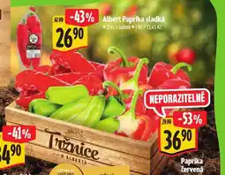 Albert Paprika sladká nabídka