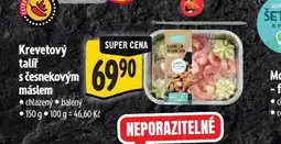 Albert Krebetový talíř s česnekovým máslem nabídka