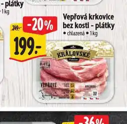 Albert Vepřová krkovice bez kosti - plátky nabídka