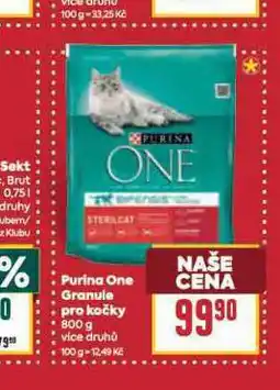 Billa Purina one granule pro kočky nabídka