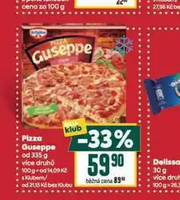 Billa Pizza guseppe nabídka
