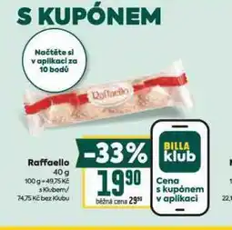 Billa Raffaello nabídka