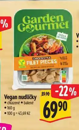 Albert Vegan nudličky nabídka