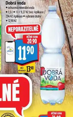 Albert Dobrá voda ochucená nabídka