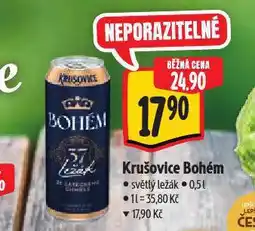 Albert Pivo krušovice bohém nabídka
