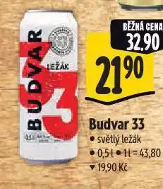 Albert Pivo budvar 33 nabídka