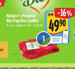 Albert Bio paprika sladká nabídka