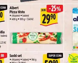Albert Albert pizza těsto nabídka