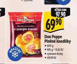 Albert Don peppe plněné knedlíky nabídka