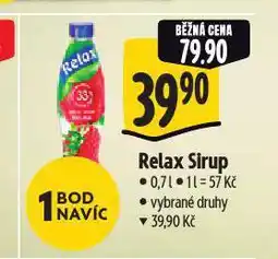 Albert Relax sirup nabídka