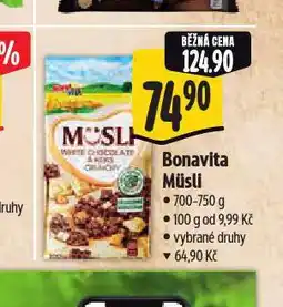 Albert Bonavita müsli nabídka