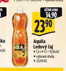 Albert Aquola ledový čaj nabídka